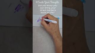 Craft Hacks craft hacks markers youtubeshorts viralshorts [upl. by Thamos]