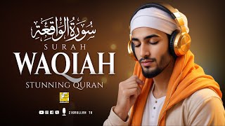 Surah Al Waqiah سورة الواقعة  This MARVELOUS Voice will TOUCH Your HEART إن شاء الله  Zikrullah TV [upl. by Nairadas]