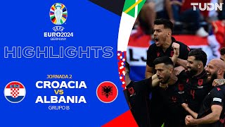 HIGHLIGHTS  Croacia vs Albania  UEFA EURO 2024  J2  TUDN [upl. by Neerol111]