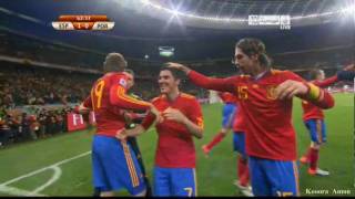 أسبانيا × البرتغال 10 كأس العالم جنوب أفريقيا 2010 [upl. by Gamber]