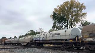 NS Manifest Train Hammering The Diamond in Bucyrus Ohio [upl. by Chapland]