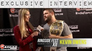 Kevin Owens interviewed by Noelle Foley at Ringside Fest 12 2015 [upl. by Ahsaek]