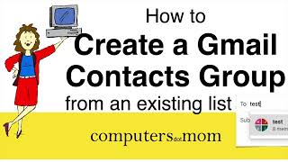 How to Create a Gmail Contacts Group Distribution List from an Email List or Spreadsheet 2024 [upl. by Winston774]