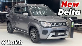 NEW IGNIS DELTA Updated Model 2025  New Maruti Suzuki IGNIS 2025 Delta GREY Colour Review [upl. by Xuerd]