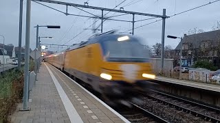 IC Berlijn komt met licht groet langs station Twello [upl. by Nairam]