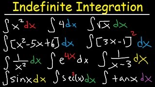 Indefinite Integral  Basic Integration Rules Problems Formulas Trig Functions Calculus [upl. by Neal]