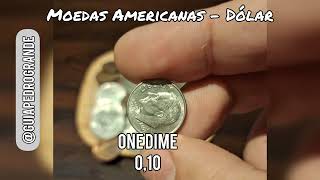 Moedas Americanas  Dólar [upl. by Terzas]