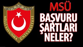 MSÜ Başvuru Şartları Nelerdir EvliDulNişanlı Başvuramaz [upl. by Nosnorb]