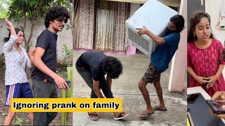 Ignoring prank on family 😂  funny [upl. by Hayley581]