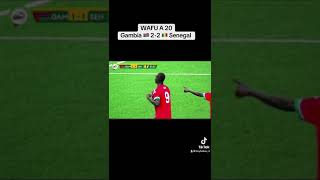 Gambia vs Senegal U20 2 2 [upl. by Hayilaa]