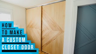 How To Make Custom Sliding Closet Doors [upl. by Riggall924]