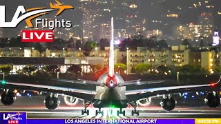 🔴LIVE LAX Airport  LAX LIVE  LAX Plane Spotting [upl. by Ahsata485]