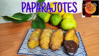 paparajotes de Murcia receta tradicional para las fiestas de primavera [upl. by Delwin]