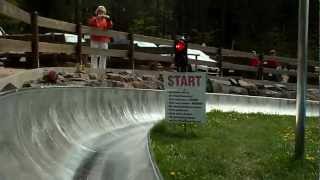 Rodelbahn Inselsberg FunparkThueringen Germany [upl. by Cohbert]