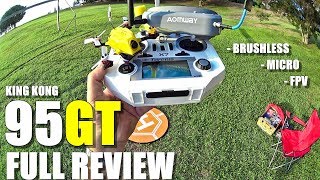 KINGKONG 95GT FPV Racing Drone  Full Review  Unboxing Inspection FlightCRASH Test Pros amp Cons [upl. by Keeton]