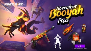 BOCORAN EVENT FF TERBARU 2024  BOOYAH PASS NOVEMBER DAN BOOYAH PASS BULAN DESEMBER 2024 [upl. by Bergwall339]