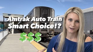 Amtrak Auto Train to Florida  A Smart Choice Here is a Cost Comparison to See if its Worth it [upl. by Aniral]