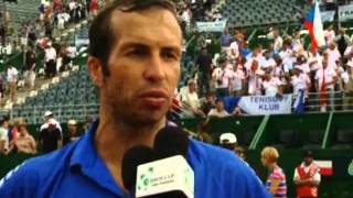 Davis Cup Interview Tomas Berdych  Radek Stepanek [upl. by Corbett404]