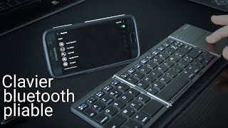 Un clavier bluetooth pliable parfait en déplacement [upl. by Roldan485]