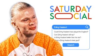 Erling Haaland Answers the Webs Most Searched Questions About Him  Autocomplete Challenge [upl. by Lindie206]