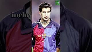 Luis figo futbol historiafutbol portugal fcbarcelona realmadrid championsleague [upl. by Jaella]