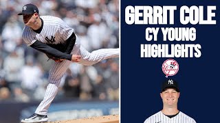 GERRIT COLE 2023 CY YOUNG HIGHLIGHTS [upl. by Eittel]