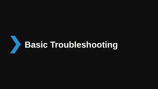 7 Basic Troubleshooting V16  Advanced Training [upl. by Avivah]