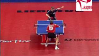 Werner Schlager vs Jörg Roßkopf 2008 WTTTC [upl. by Perce]