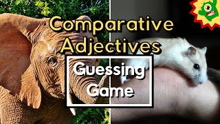 Comparative Adjectives Game  ESL Guessing Game [upl. by Maddox25]