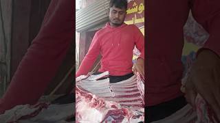 Chest cutting expert butchers meat streetfood [upl. by Columba36]