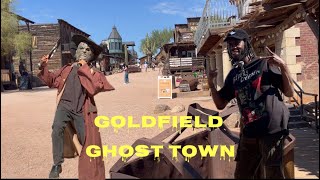 Goldfield Az Ghost Town walkthrough 2024  spooky Location [upl. by Libbi]