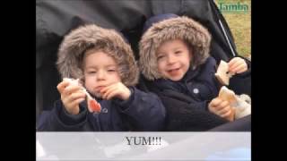 Cute identical twins tell story of their birth [upl. by Piggy]