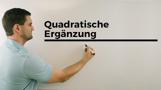 Quadratische Ergänzung 2Version Scheitelform bestimmen  Mathe by Daniel Jung [upl. by Hoj]