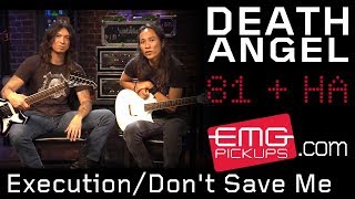 Death Angel plays quotExecutionDont Save Mequot for EMGtv [upl. by Ahsikahs]