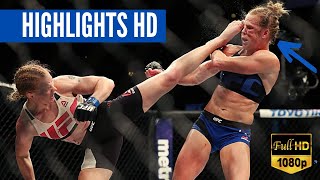 Beautiful but Dangerous😍  Holly Holm vs Valentina Shevchenko HIGHLIGHTS HD 1080p  Iron Fist MMA [upl. by Dnamron]