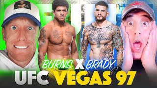 UFC Vegas 97 Burns vs Brady FULL CARD Predictions Bets amp DraftKings [upl. by Ike]