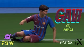 GAVI FIFA 22  Barcelona  Part 1 [upl. by Osithe476]