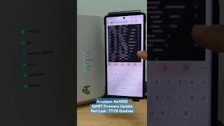 Arcadyan Aw1000 QWRT Firmware Update Part Last TTYD Oneliner [upl. by Yenaj]
