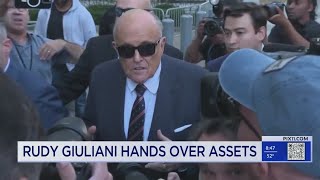 Rudy Giuliani turns over luxury watches Mercedes in defamation case lawyer [upl. by Spurgeon]