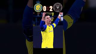 Alnassr 🆚 InterMiami32 imaginery match highlights shorts football youtube ronaldo messi [upl. by Pandich]