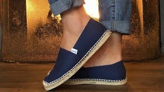 كيف غيرت مظهر حذاءي القديم بالجينز وخيط الخيشrelooké mes chaussures avec le jeans récup [upl. by Melita]