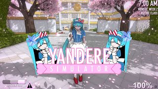 Play as Hatsune Miku DL  Yandere Simulator [upl. by Aihgn]