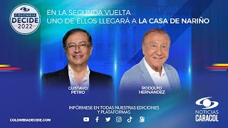 Reviva la primera vuelta de las elecciones presidenciales en Colombia [upl. by Highams]