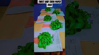 3D Paper tree 🌳 activity for kids 🌱 school activities [upl. by Puttergill746]