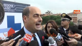 ZINGARETTI CASA DELLA SALUTE E FINITA LA STAGIONE DEI TAGLI ALLA SANITA Dicembre 2014 [upl. by Nonnairb]