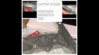 Unboxing Use and Benefits of Laptop Stand for Office and Home [upl. by Franci829]