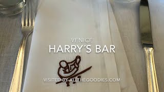 Harry´s Bar Venice 4K  allthegoodiescom [upl. by Notxarb]