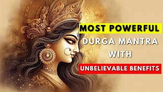 This Mantra CHANGED My Life  Om Aim Hrim Klim Chamundaye Viche  Durga Mantra [upl. by Ondrej]