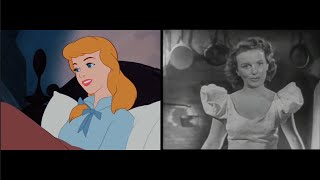 Ilene Woods  Cinderella Voice  Side By Side Comparison [upl. by Eelsew]