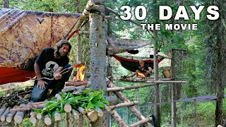 Ovens 30 Day Survival Challenge THE MOVIE Canadian Rockies [upl. by Tran805]